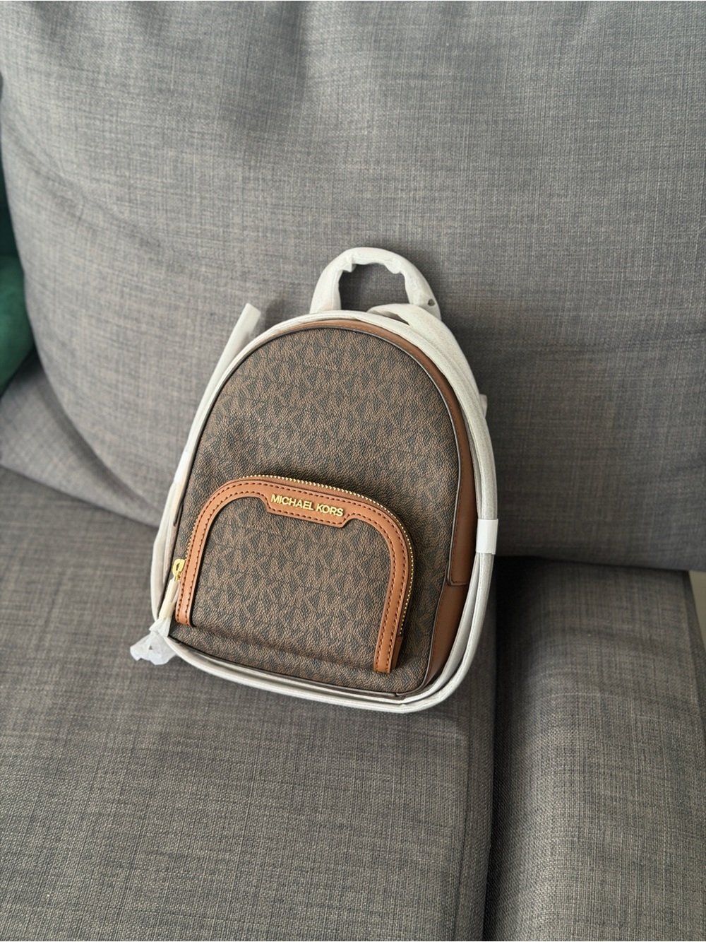 Michael Kors Brown Mini Backpack